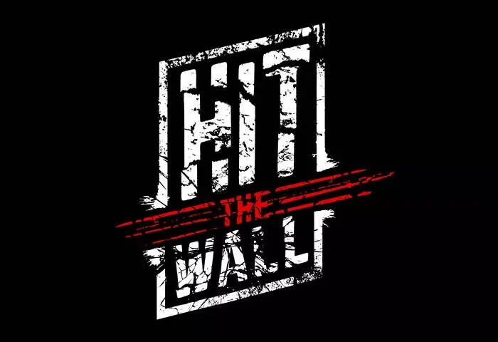 Hit the Wall in white, the play header image